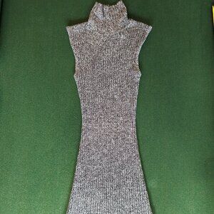 Fitted Knit Sleeveless Dress M